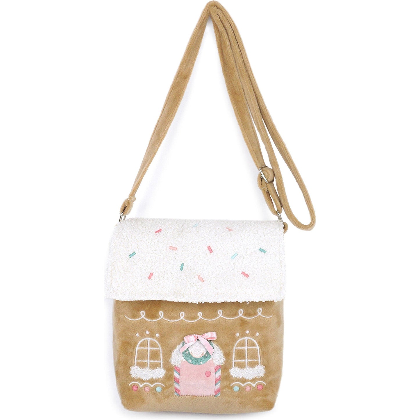 Mon Ami Gingerbread House - Cross Body Purse - Caitly