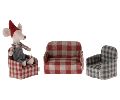 Maileg Chair, Mouse - Red