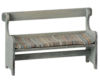 Maileg Bench, Mouse - Vintage off white