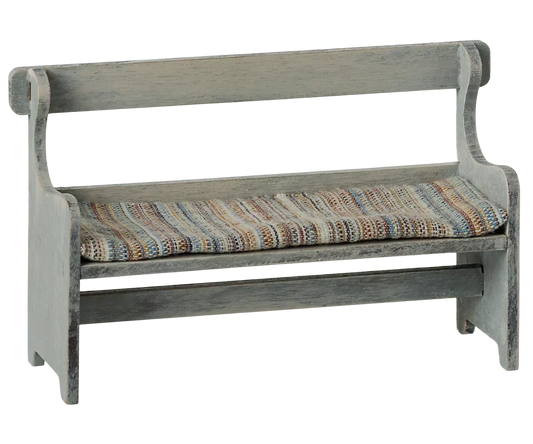 Maileg Bench, Mouse - Vintage off white