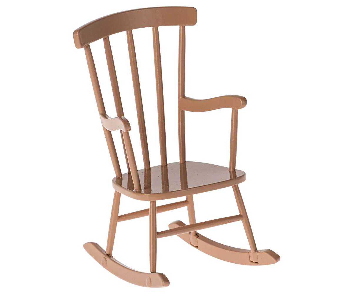 Maileg Rocking chair, Mouse - Dark Powder - Caitly
