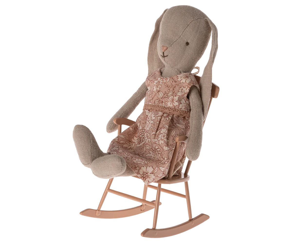 Maileg Rocking Chair, Mini - Dark Powder - Caitly