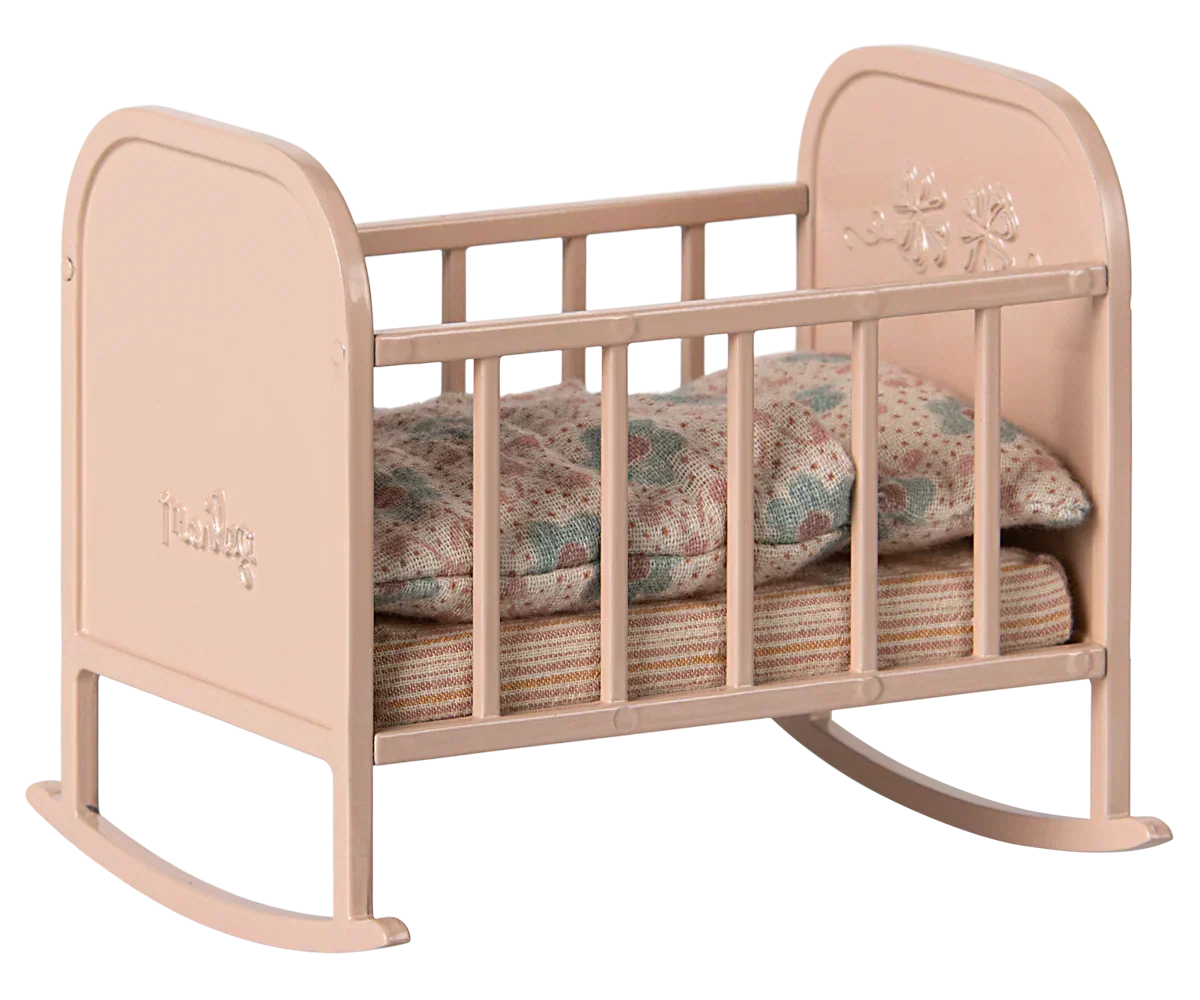 Maileg Cradle, My - Light rose - Caitly