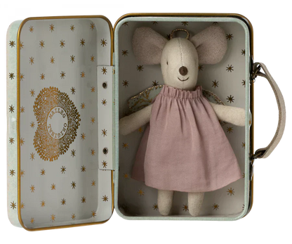 Maileg Angel Mouse in Suitcase - Caitly