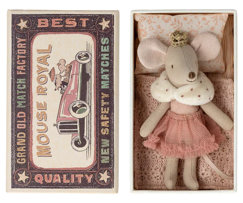 Princess Mouse, Little Sister in Matchbox - Rose - Caitly