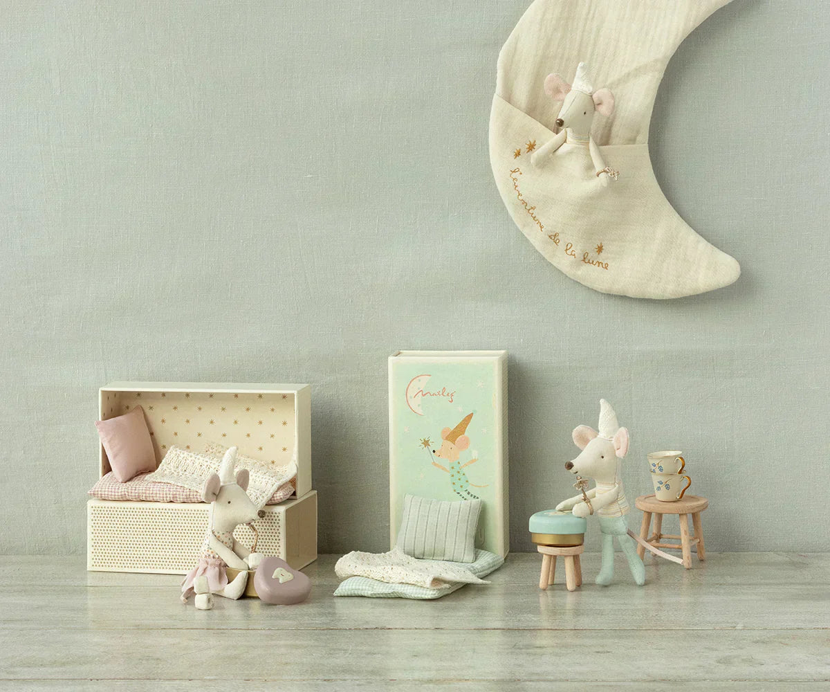 Maileg Tooth Fairy Mouse, Little Brother In Matchbox - Caitly