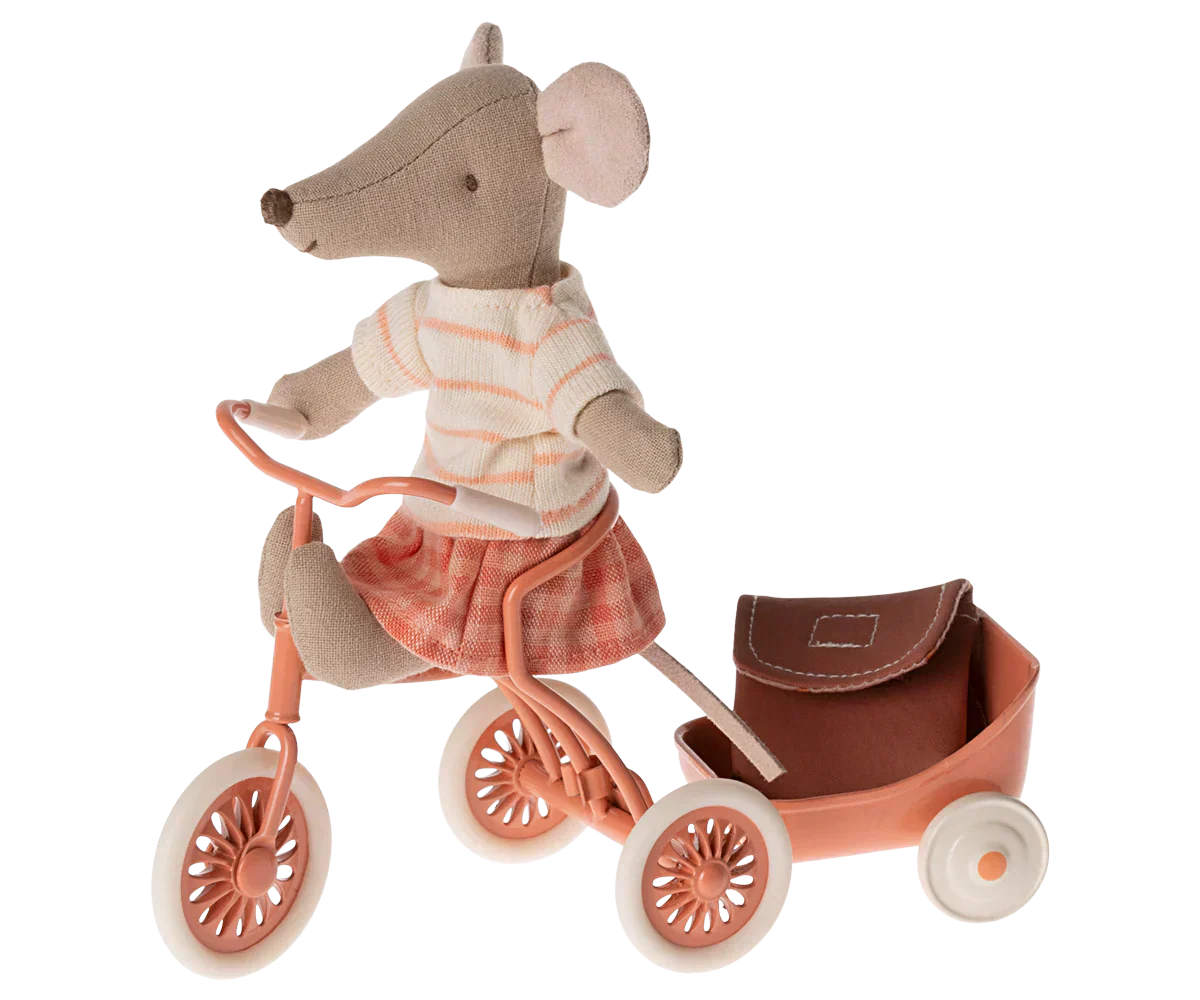 Maileg Tricycle Mouse Big Sister Coral - Caitly
