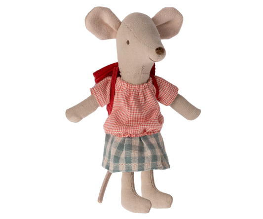 Maileg Tricycle Mouse Big Sister Red - Caitly