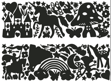 Fairy Tales Glow in the Dark Wall Stickers - Caitly