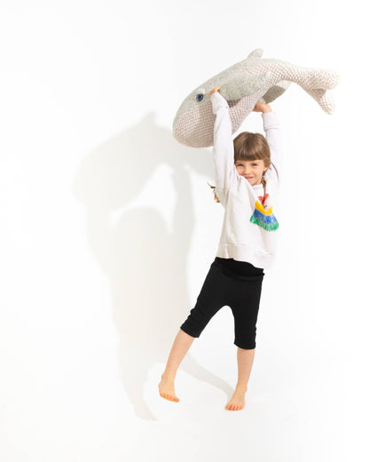 BigStuffed Stuffed Animal The Whale Big Grandpa - Caitly