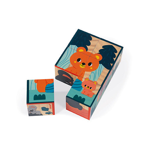 6 Animal Wooden Blocks - Caitly