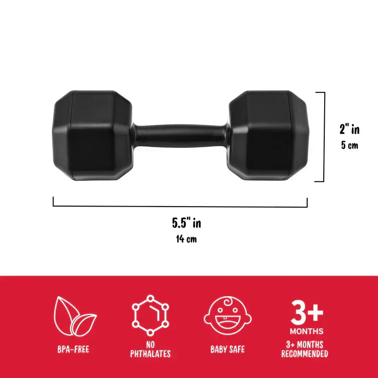 Buff Baby Dumbbell Rattle - Caitly