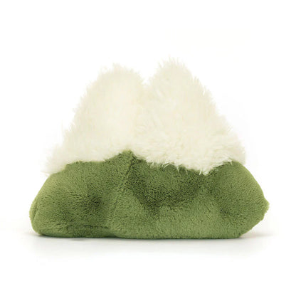 Soft Jellycat Amuseables Mountain plush toy with colorful fabric and adorable mountain design, perfect for cuddling and play.
