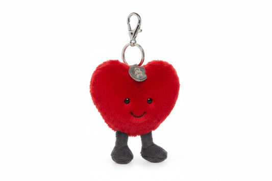 Amuseables Heart Bag Charm - Caitly