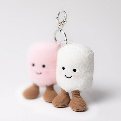Amuseables Pair of Marshmallows Bag Charm - Caitly