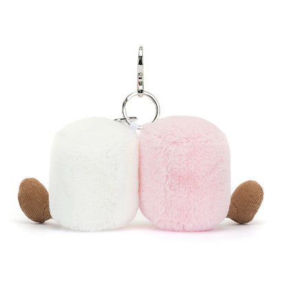 Amuseables Pair of Marshmallows Bag Charm - Caitly