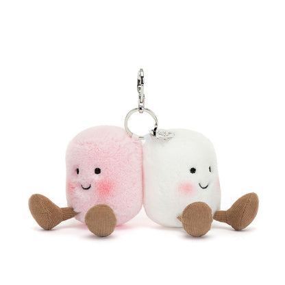 Amuseables Pair of Marshmallows Bag Charm - Caitly