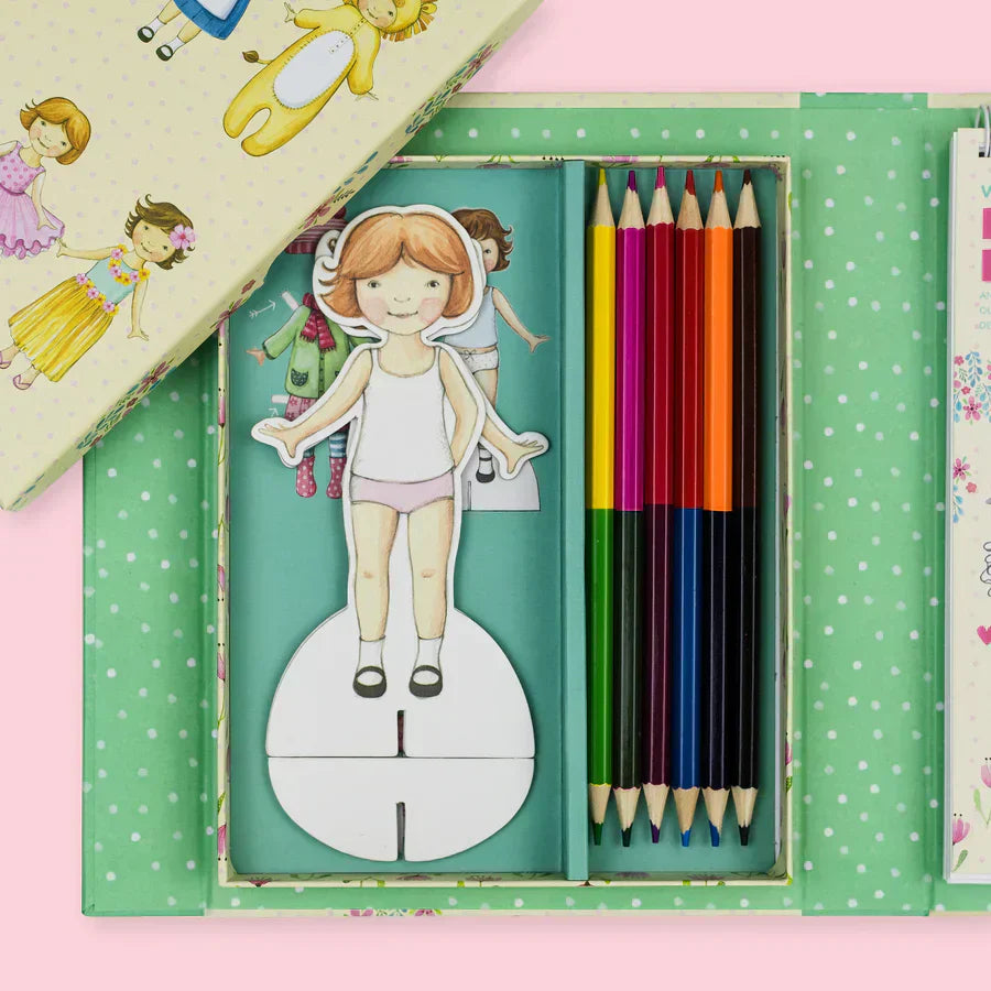 Paper Dolls Kit - Vintage - Caitly