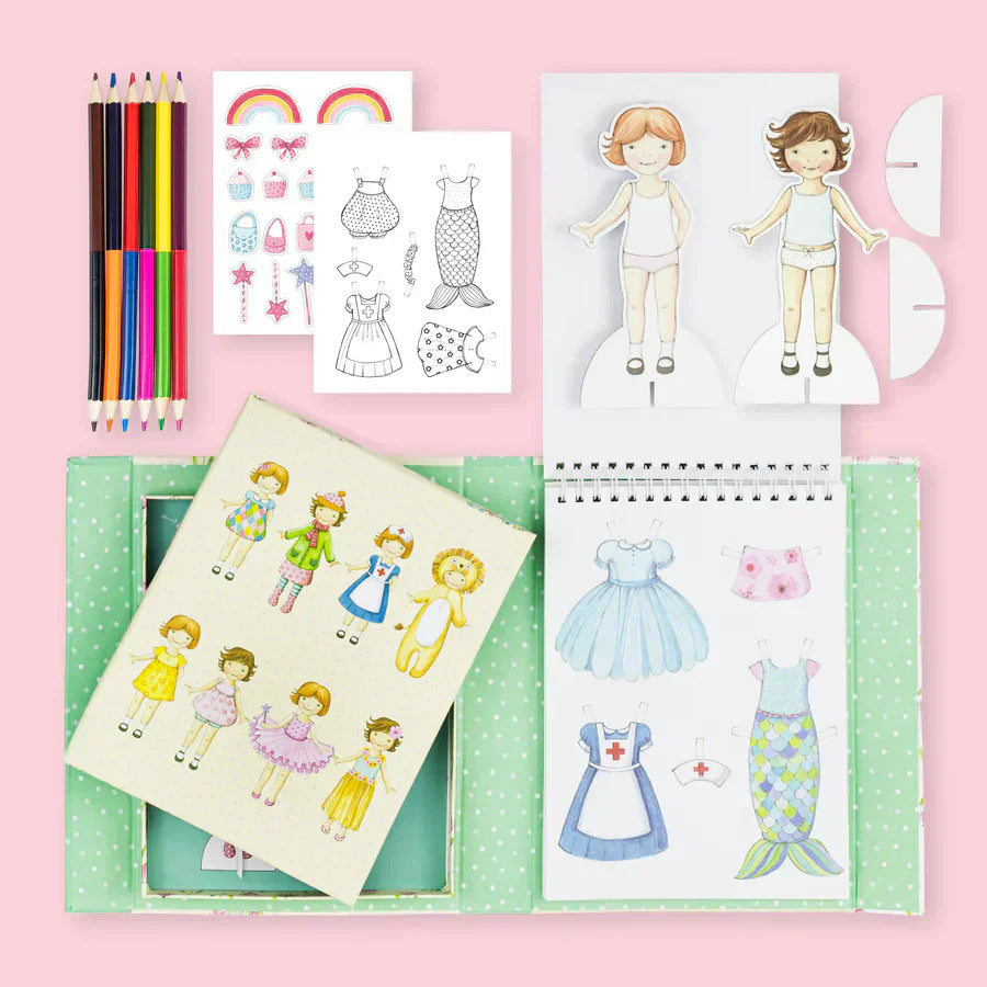 Paper Dolls Kit - Vintage - Caitly