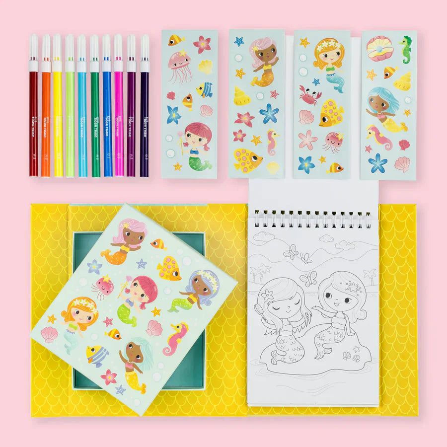 Colouring Set - Mermaids - Caitly