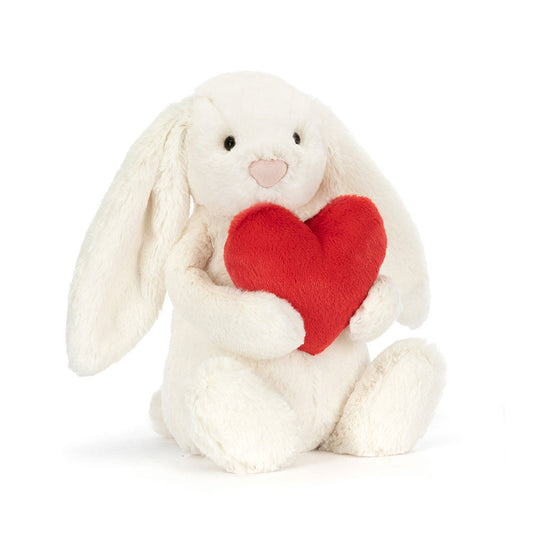 Bashful Red Love Heart Bunny - Caitly