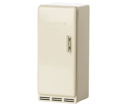 Maileg Metal Fridge, Mouse - Off white - Caitly