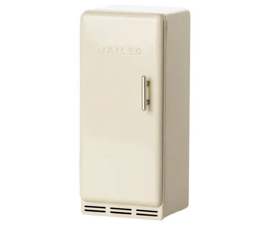 Maileg Metal Fridge, Mouse - Off white - Caitly