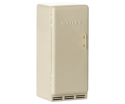 Maileg Metal Fridge, Mouse - Off white - Caitly