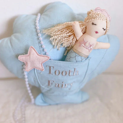 Mon Ami Mimi Mermaid Tooth Fairy Pillow and Doll Set - Caitly