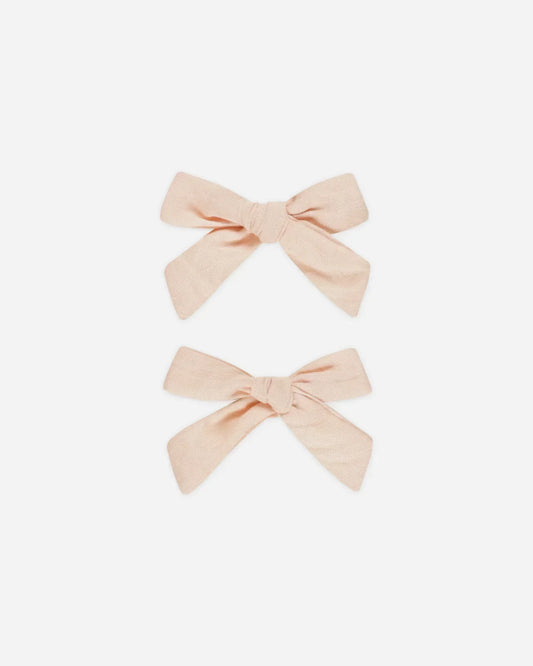 Rylee + Cru Bows, Set of 2 || Shell - Caitly