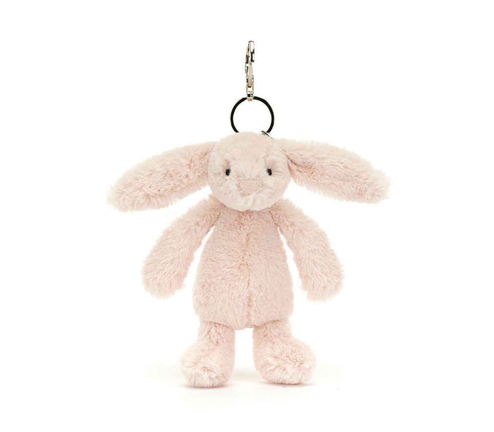 Bashful Blush Bunny Bag Charm - Caitly