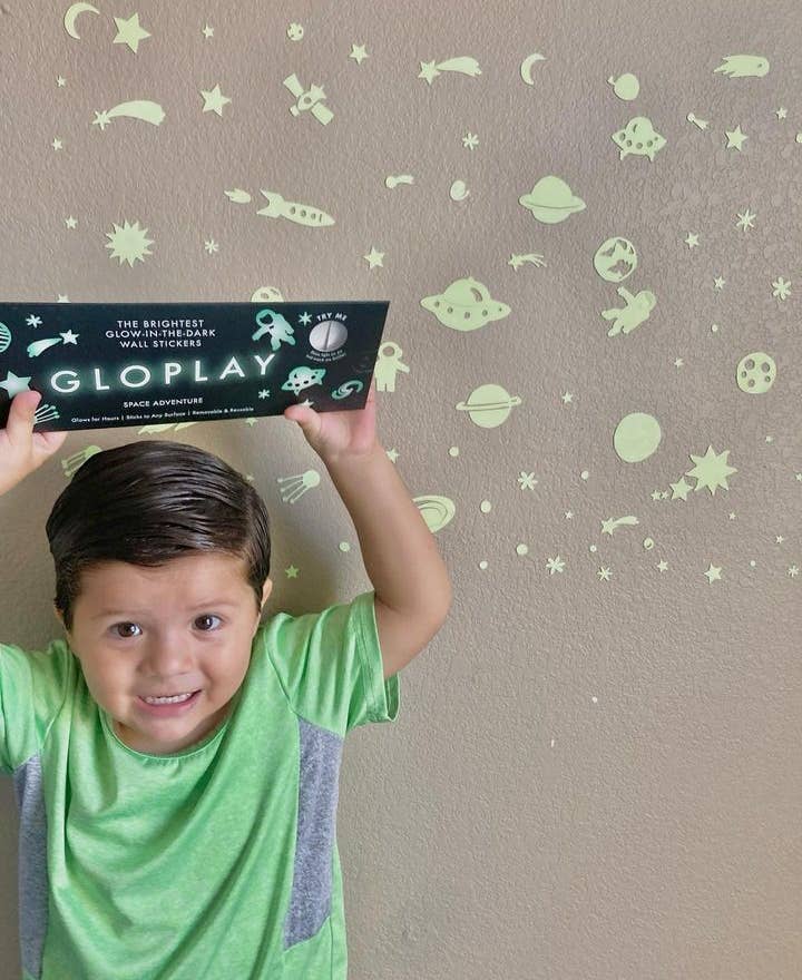 Space Adventure Series Glow in the Dark Wall Stickers - Caitly
