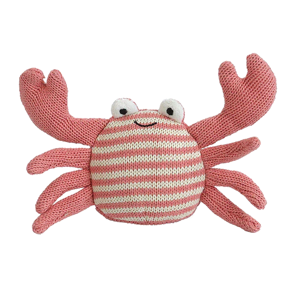 Mon Ami Caldwell Crab Knit Rattle - Caitly