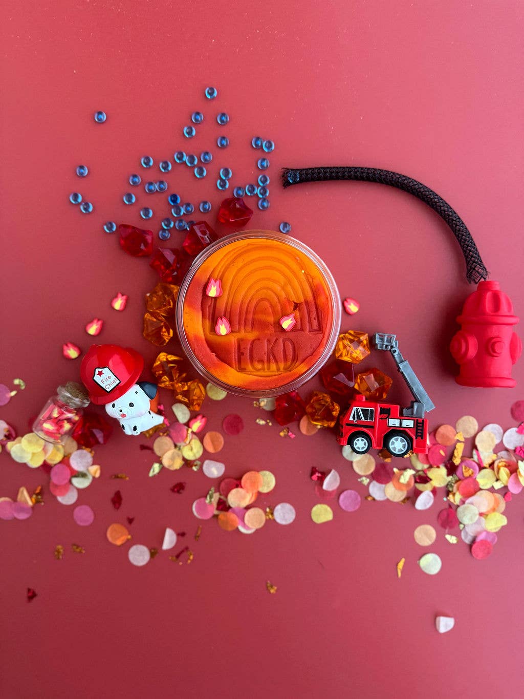 Fire Station (Cherry Mango) KidDough Play Kit - Caitly