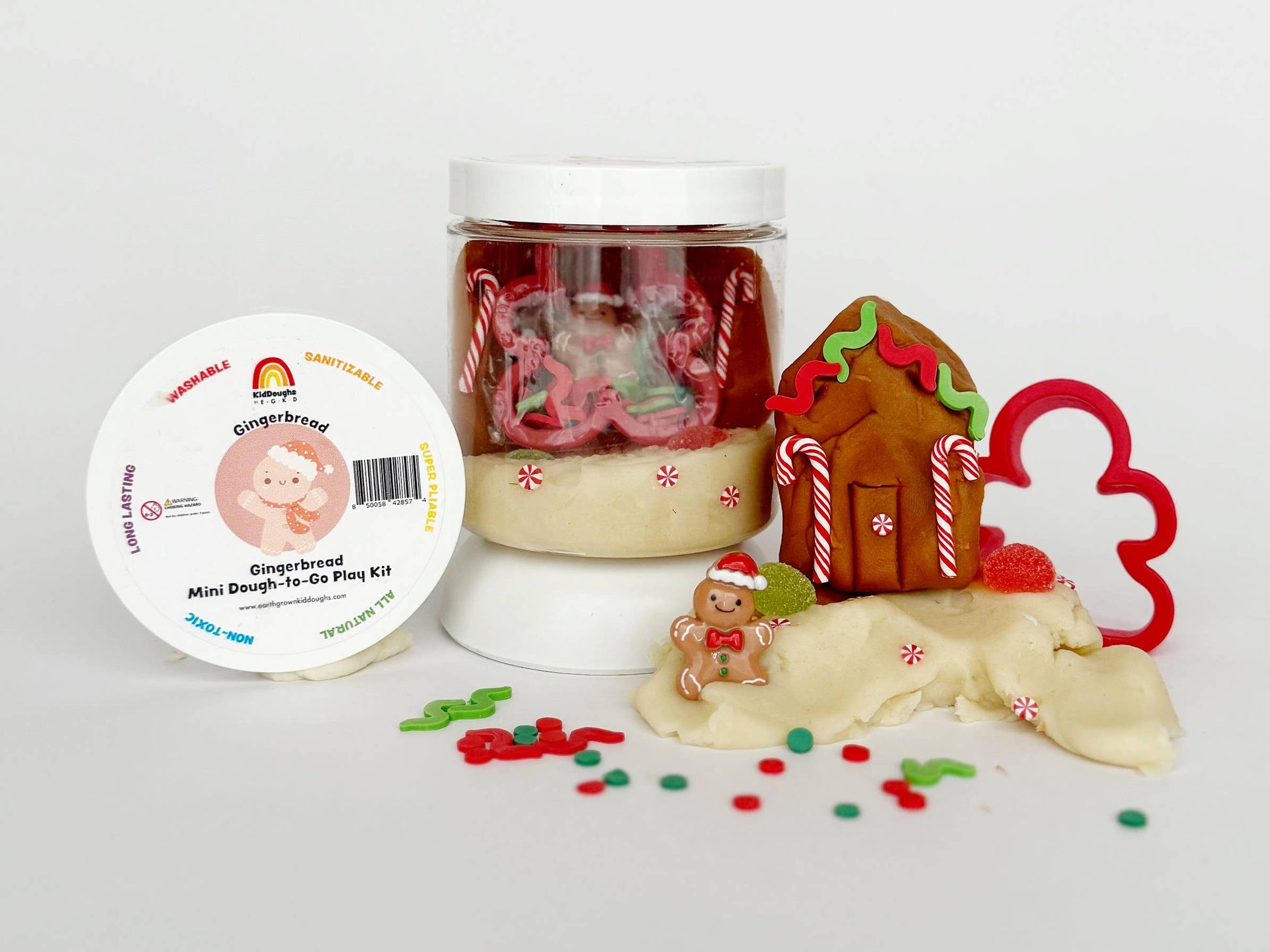 Gingerbread Mini Dough-To-Go - Caitly