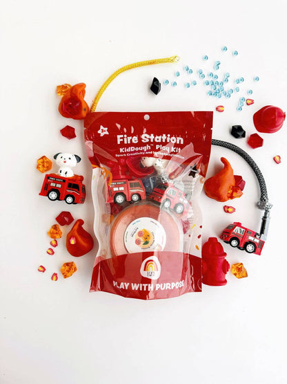 Fire Station (Cherry Mango) KidDough Play Kit - Caitly