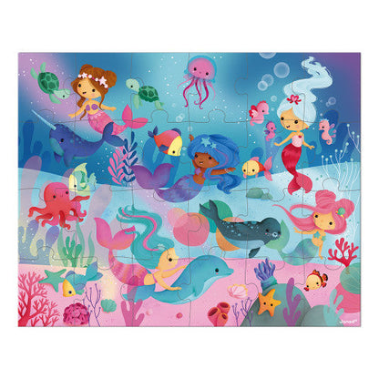 Suitcase Puzzle Mermaids 24 pieces - Caitly