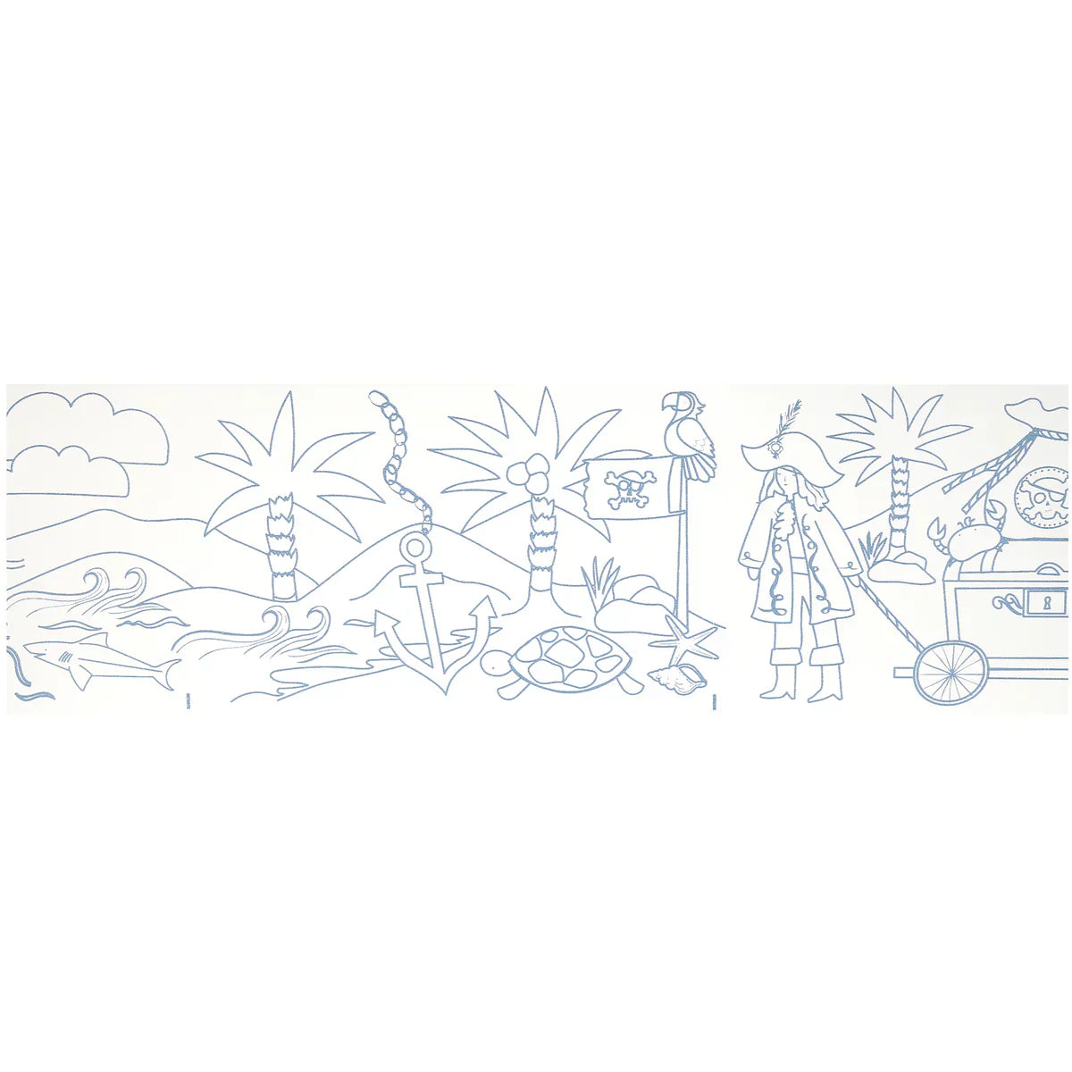Meri Meri Pirate Colouring Roll - Caitly