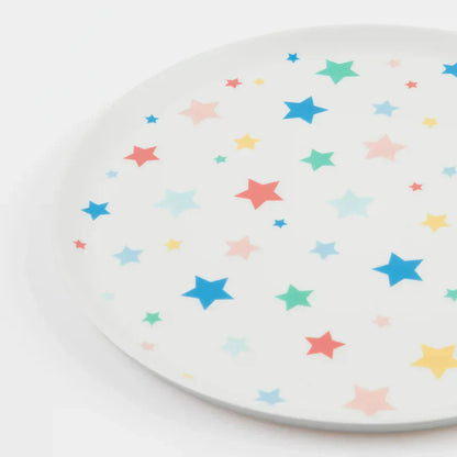 Meri Meri Star Pattern Reusable Large Plates - Caitly