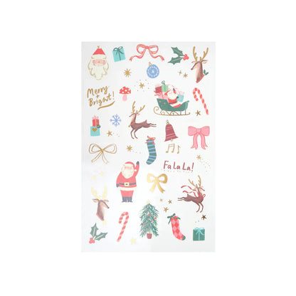 Meri Meri Christmas Mixed Icon Temporary Tattoos - Caitly