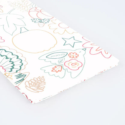 Meri Meri Thanksgiving Color In Activity Tablecloth - Caitly