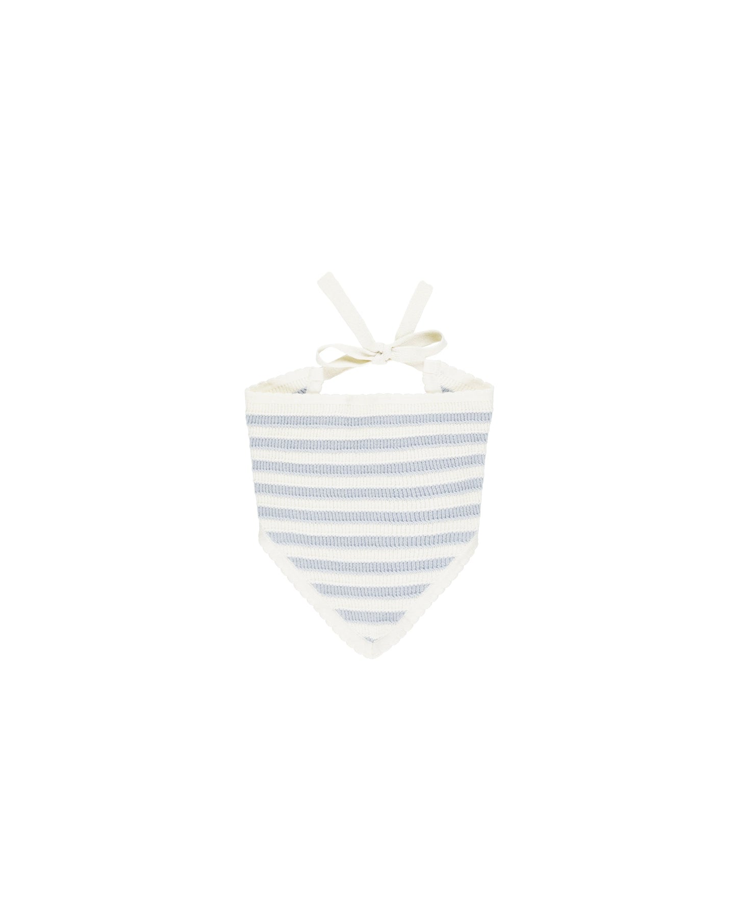 Rylee + Cru Crochet Scarf Headband || Light Blue Stripe - Caitly