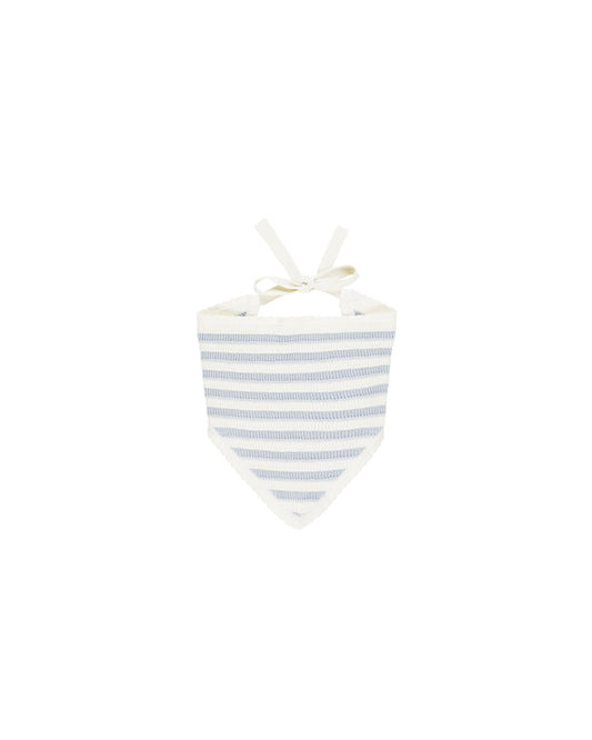 Rylee + Cru Crochet Scarf Headband || Light Blue Stripe - Caitly