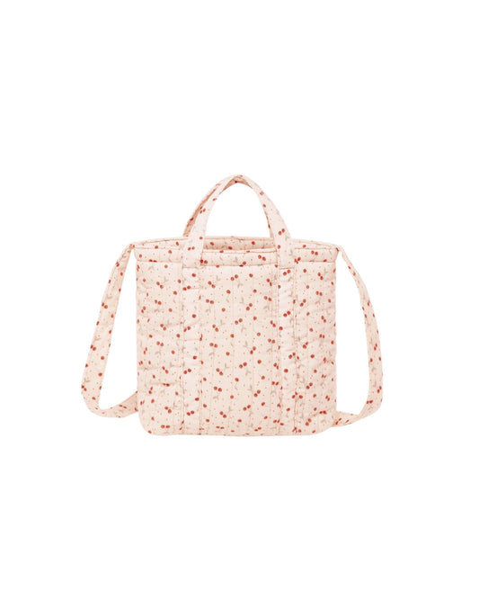 Rylee + Cru Quilted Tote Bag || Cherries - Caitly