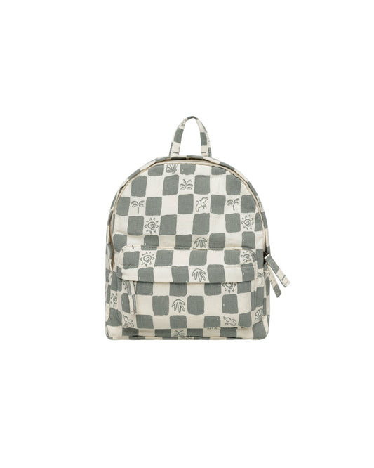 Rylee + Cru Mini Backpack || Coastal Check - Caitly